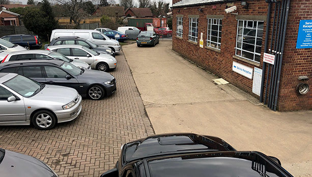 Car Garage Holmer Green Outside Parking Area