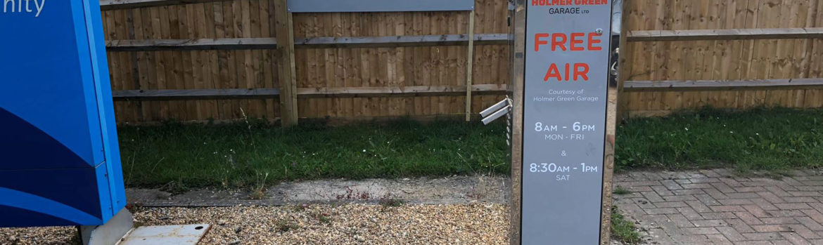 Free Air At Holmer Green Car Garage